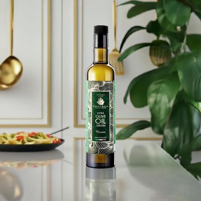 Caravella Fine Food - Extra Virgin Olive Oil Classico 500 ml -100% italian-Exclusive Gourmet Collection-Cold extraction-High in polyphenols and antioxidants-Fresh harvest