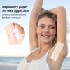 100 Pcs Professional Paper Wax Strips, Non-Woven Waxing Strips for Legs, Face,Eyebrow, Body (100) view 4