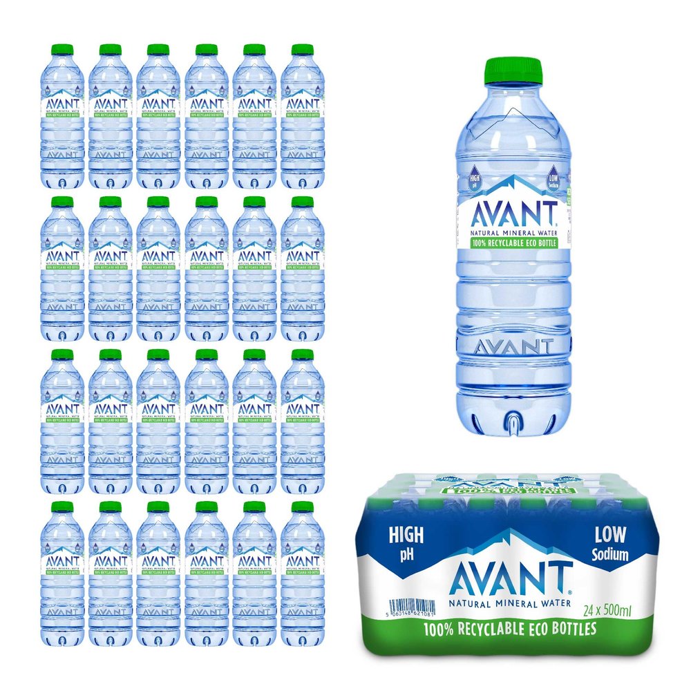 Avant Natural Mineral Still Water 500ml Screwcap x 24