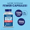 Vitassium Extra Strength Electrolyte Capsules, 750mg of Sodium, Unflavored, 100 Salt Pills (Size 00) view 2
