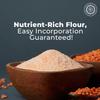 Pride of India - PACK of 6 - Red Lentil Flour 1 lbs (454 gm) Hint of Sweetness Slightly Nutty Earthy Flavor Freshly Milled in Small Batches | Used for Cooking Baking Thickening Coating view 4