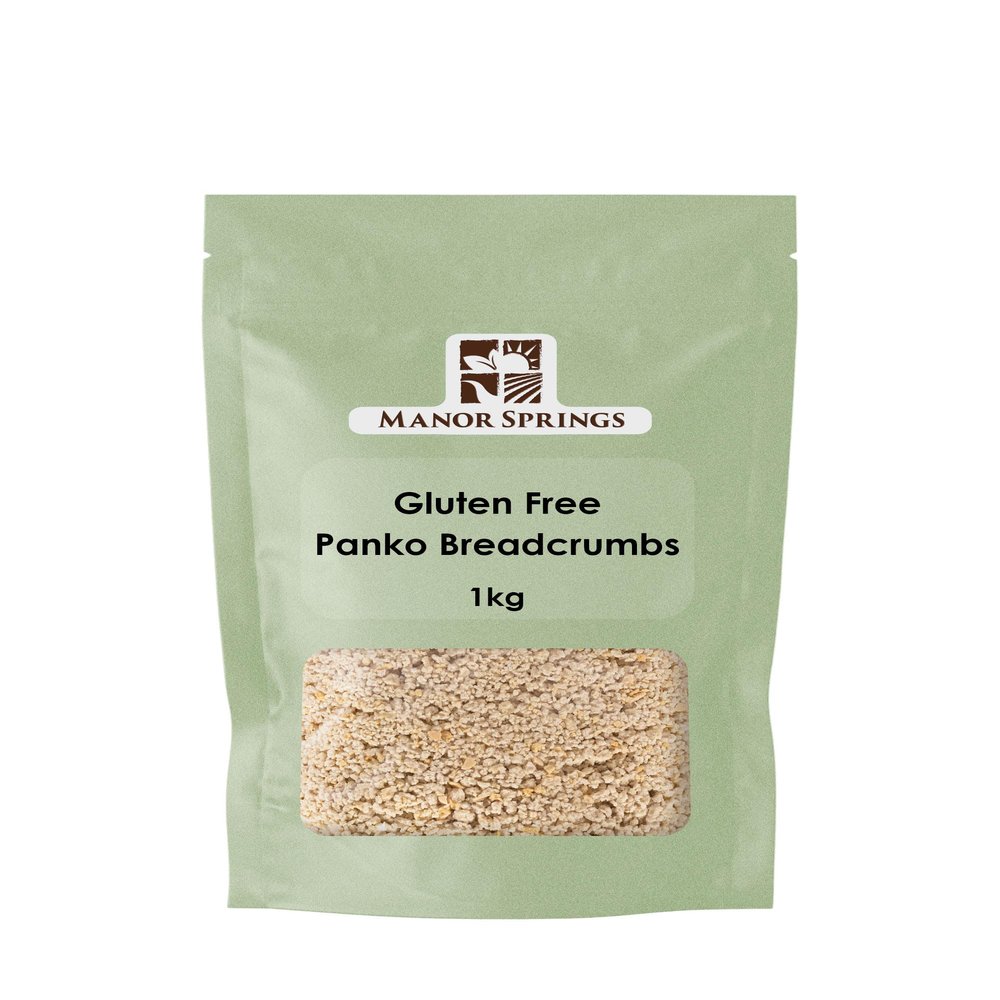 Gluten Free Panko Breadcrumbs 1kg by Manor Springs