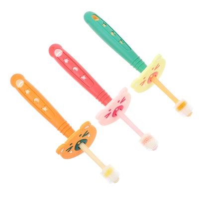 ORFOFE 3pcs Boy Girl's Toothbrush Years Old Boy Girl Toothbrushes Soft Bristles Tooth Brush