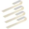 Foppla 4 Pack Tumbler Lid Organizer Space Saving Cup Lid Organizer Self-Adhesive Tumbler Lid Hook Holds 7-8 Glass Lids Clutter-Free Cup Lid Holder Hanger for Kitchen Cabinet and Countertop view 1