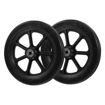minkissy Universal Wheelchair Front Wheels Replacement Wheels Heavy-Duty Easy to Install for Elderly Shopping Cart