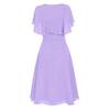 WILLBEST Sun Dresses for Women 2024 Athletic Dress for Women Embroidery Boho Clothes Fancy Dresses 2024 Cocktail Party Ribbed Ruffle Cap Sleeveless Hollow Out Ruffle Flowy a-line view 3