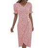 Womens Formal Dress Wedding Dresses Loose Fitting Textured Shinny Sundresses for Women Long Going Out Dresses Boho Dress Spaghetti Strap 2024 Casual Graphic wrap v Neck view 1