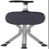 Canes Walking Stick Foldable Walking Crutch LED Light Flat Folding Seat Stick 5 Adjustable Height Levels for Men or Women Disabled and Elderly Mobility Cane with 3 Leg Base Max. 100kg view 1