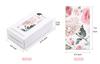 WRAPAHOLIC 50Pcs Floral Napkins - 3-Ply Disposable Paper Guest Napkin, Elegant Pink Floral - 4.3 x 7.9 In view 2