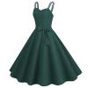 Women Dresses Casual Crochet lace Trim Rib-Knit Sundress Blue Dresses for Women Women's Silk Tunic Tops Boho midi Cocktail for Peplum Knit Ribbed view 1