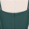 Women Dresses Casual Crochet lace Trim Rib-Knit Sundress Blue Dresses for Women Women's Silk Tunic Tops Boho midi Cocktail for Peplum Knit Ribbed view 2