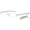 ABETOS Mini Rimless Reading Glasses for Women Men Ultra-Light Frameless Pocket Readers Fashion Cute Compact Eyeglasses with Portable Tube Case, Grey 3.0 view 1