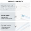 ABETOS Mini Rimless Reading Glasses for Women Men Ultra-Light Frameless Pocket Readers Fashion Cute Compact Eyeglasses with Portable Tube Case, Brown 2.0 view 4