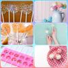 100 Pcs Lollipop Snack Paper Lollipop Sucker Homemade Candy Dessert Chocolate Paper Lollipop view 2