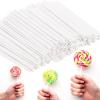 100 Pcs Lollipop Snack Paper Lollipop Sucker Homemade Candy Dessert Chocolate Paper Lollipop view 3