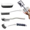 Kitchen Brush Set | 4 Kitchen Cleaning Brush Set | Kitchen Cleaning Brush Set with Grips, Dish Brush, Ergonomic Multifunctional Crevice Brush for Sinks Basins Kitchen view 1