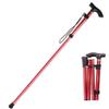 Adjustable Walking Cane,Non-Slip Folding Crutch Ultra Light Portable Elderly Crutch Aluminum Telescopic Ultra Short Cane,Crutches Hello view 1