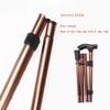 Adjustable Walking Cane,Non-Slip Folding Crutch Ultra Light Portable Elderly Crutch Aluminum Telescopic Ultra Short Cane,Crutches Hello view 2