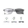 Vepiant Photochromic Bifocal Reading Glasses Men Women Transition Sunglasses UV400 Protection Sun Readers Far and Near Dual-Use Blue Light Blocking Eyeglasses Full Rim Metal Frame Presbyopia Eyewear view 1