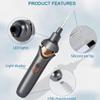 EIMINB Ear Cleaner, LED Ear Wax Removal Kit, Professional Curved Tweezers Curette Double-Point Spiral, Non-Sterile, ABS Material, 1 Unit view 3