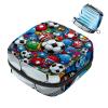 Period Kit Bag for Girls Women Ladies, Soccer Football-10 Sanitary Napkin Disposal Bags, Large Capacity Zipper Menstrual Pad Pouch view 1