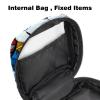 Period Kit Bag for Girls Women Ladies, Soccer Football-10 Sanitary Napkin Disposal Bags, Large Capacity Zipper Menstrual Pad Pouch view 4