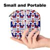 Period Kit Bag for Girls Women Ladies, Scandinavian Folk Sanitary Napkin Disposal Bags, Large Capacity Zipper Menstrual Pad Pouch view 2