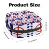 Period Kit Bag for Girls Women Ladies, Scandinavian Folk Sanitary Napkin Disposal Bags, Large Capacity Zipper Menstrual Pad Pouch view 3
