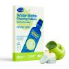 APPTRIN Water Bottle Cleaning Tablets, Bottle Clean Tablet Pack of 18, Cleansing Tablets for All Plastics and Glass Drinking Containers,Individually Packed,Apple