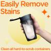 APPTRIN Water Bottle Cleaning Tablets, Bottle Clean Tablet Pack of 36, Cleansing Tablets for All Plastics and Glass Drinking Containers,Individually Packed,Orange view 3
