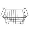 Freezer Wire Storage Organizer Baskets, 2 Pcs Freezer Wire Storage Basket PE Coated Hanging Rack Organizer Bin Black for Refrigerator Shelves(L 47.5cm X W 24.5cm X H 20cm) view 3