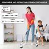 Crevice Cleaning Brush, Electric Spin Scrubber with Adjustable Extension Long Handle, Power Scrubber with 10 Replaceable Brush Heads, Dual Speeds, Ideal for Bathroom Kitchen Floor Shower Tile Car view 2
