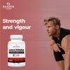 Bandini MACA Power 240 Vegan Capsules, High Strength Black Maca + Arginine Kyowa + Tribulus + Vitamin C + Zinc + B6 + B12 + Selenium - Physical & Mental Tiredness, Pre Workout, Energy, Non-GMO view 2