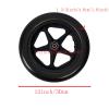 1 Pair 12x2 Wheelchair Rear Wheels Assembly, PU Solid Manual Wheelchairs Replacement Wheel with 1/2" (12mm) Bearing (Size : 12x2A) view 2