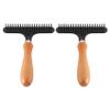 Duontyye 2PCS Carpet Restoration Carpet Groomer Rake Rug Rake,Hair Cleaner Suitable for Rug and Carpet view 1