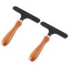 Duontyye 2PCS Carpet Restoration Carpet Groomer Rake Rug Rake,Hair Cleaner Suitable for Rug and Carpet view 3