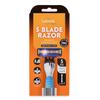 Aldi Lacura Men - 5 Blade Razor Advanced Shaving System | 1 Blade + 1 Handle [Imperfect Packaging] view 1