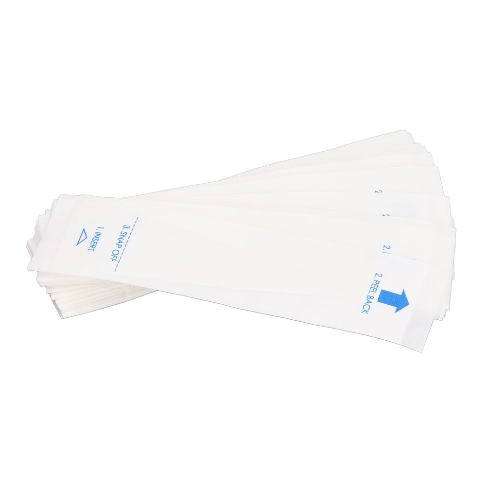Oral Thermometer Covers Disposable 50PCS, 50PCS Probe Cover PE Film Paper 9.5x2.5cm Health Household Supplies Equipment Monitors Thermometers Sleeves for Ear Recta Accurate