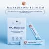 Rejuvenated H3O Hydration Sachets - Natural Supplement Drink for Skin & Body Hydration - Power Drink for Healthy and Hydrated Skin with Hyaluronic Acid (24 Sachets) view 4