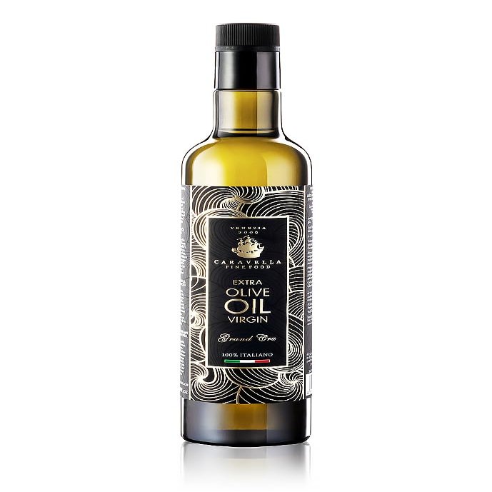 Caravella Grand Cru Extra Virgin Olive Oil 500 ml/17.6 oz-100% italian-Exclusive Gourmet Collection-Cold extraction-High in polyphenols and antioxidants-Fresh harvest New Oil campaign