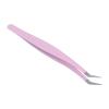 Eyelash Extension Tweezers Non-Slip Handle, Close Bite, Stainless Steel, Small Size, Cluster Lashes Taking and Fanning, Perfect for Home and Salon view 3