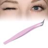 Eyelash Extension Tweezers Non-Slip Handle, Close Bite, Stainless Steel, Small Size, Cluster Lashes Taking and Fanning, Perfect for Home and Salon view 4