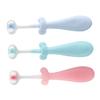SKISUNO 3pcs Cute Soft Bristles Toothbrushes for Toddlers Gentle Oral Care Non-Harmful Material Ergonomic Design for Boys and Girls Boys Girls view 1