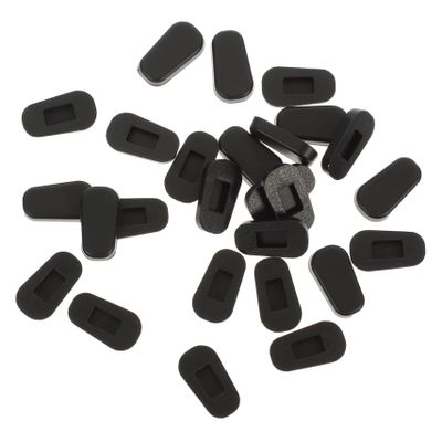 Anneome Silicone Nose Pads 12 Pairs for Glasses Anti- Comfortable Fit Nose Cushion Black
