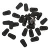 Anneome Silicone Nose Pads 12 Pairs for Glasses Anti- Comfortable Fit Nose Cushion Black view 1