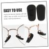 Anneome Silicone Nose Pads 12 Pairs for Glasses Anti- Comfortable Fit Nose Cushion Black view 4