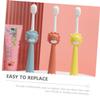 Anneome 3pcs Boy Girl Toothbrush Years Soft Boys and Girls Brush Age Ergonomic Handle view 2