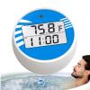 Bath Temperature Gauge Floating | Digital Timers Pool Temperature Gauge - Floating Meter Temperature Monitor, Digital Display Temp Warning, Ice Bath Cold Plunge Accessories