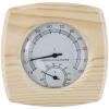 BUTORY Sauna Thermometer 2 in 1 Wooden Sauna Thermometer Hygrometer Precise Indoor Sauna Hygrothermograph 10-120 Sauna Thermometer Portable Sauna Hygrometer for Sauna Room Hotel 14x14x3cm # view 1
