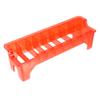 MAGICLULU Clipper Guard Organizer Box Combs Universal Hair Clipper Storage Case for Barbers Red Styles Sturdy and Protective Hairdressing Tool Holder view 1